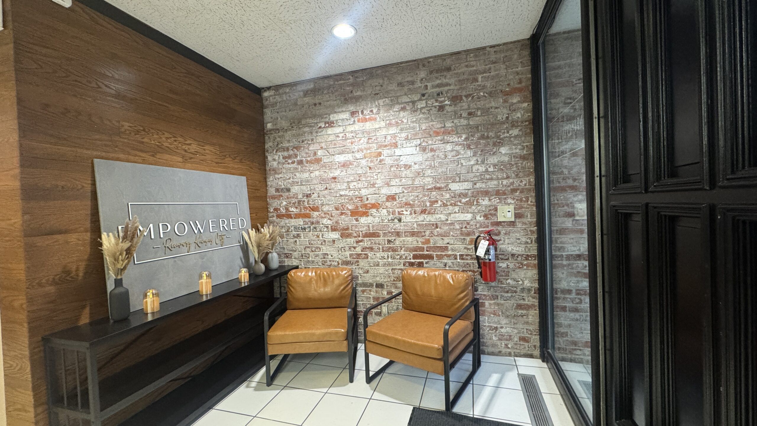 Our front lobby at our drug and alcohol rehab in Kansas City